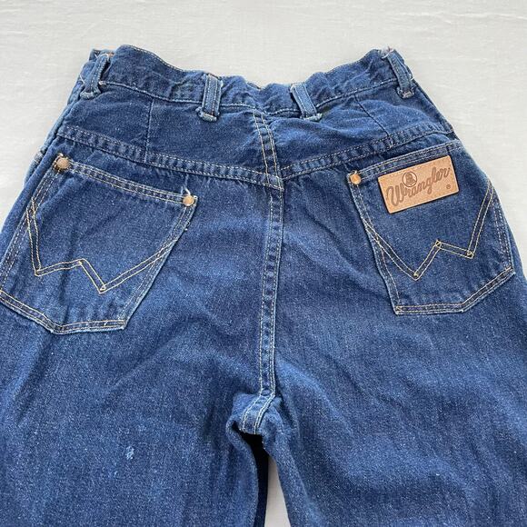 VTG Wrangler Blue Bell Sanforized Straight Jeans size 12 USA Measures 25 x 27 - Picture 2 of 15